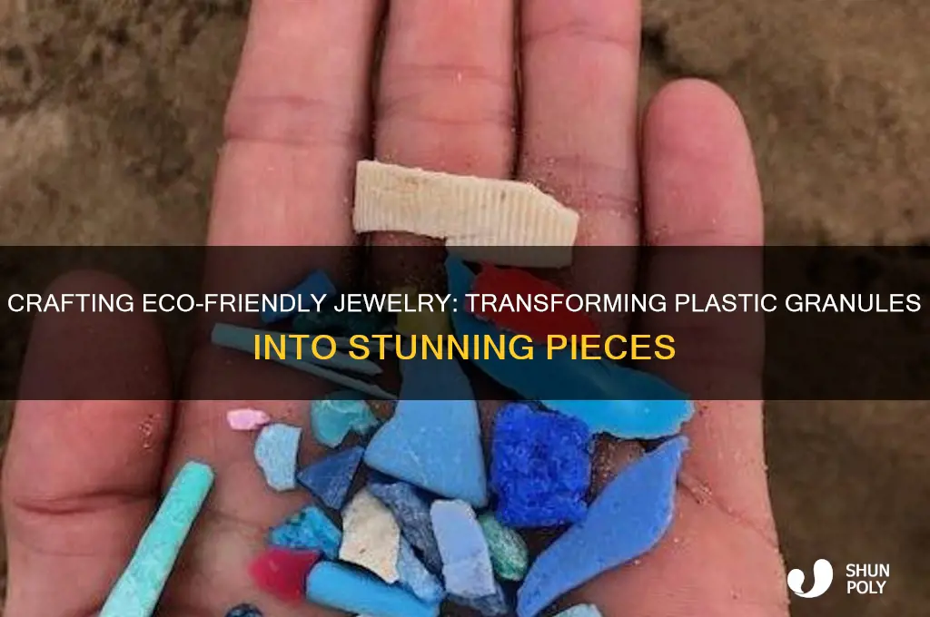 how to make jewlery out of plastic granules