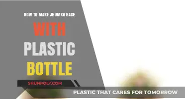 Creative DIY: Crafting Jhumka Bases from Plastic Bottles Easily
