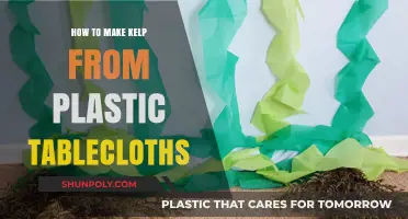Crafting Kelp-Inspired Decor from Recycled Plastic Tablecloths: A DIY Guide
