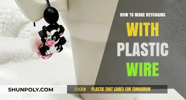 Creative DIY Keychains: Crafting with Plastic Wire Step-by-Step