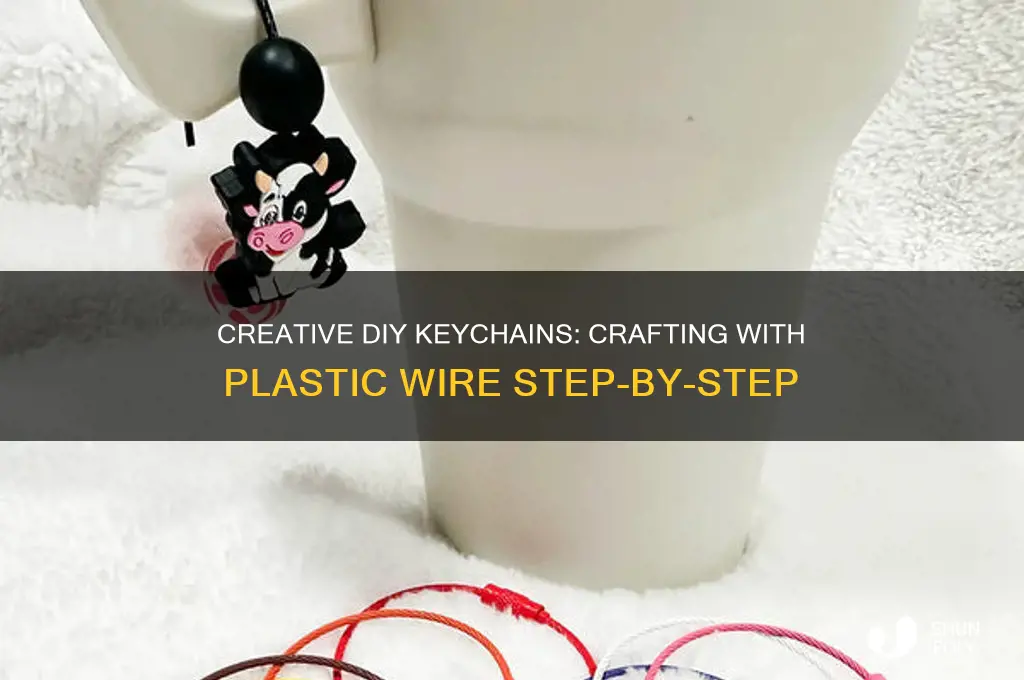 how to make keychains with plastic wire