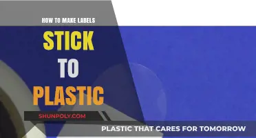 Effective Tips for Making Labels Stick to Plastic Surfaces Permanently