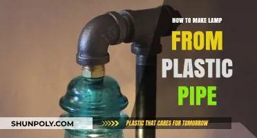 DIY Plastic Pipe Lamp: Creative Upcycling for Unique Home Lighting