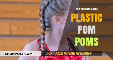 Crafting Giant Plastic Pom-Poms: Easy DIY Tutorial for Beginners