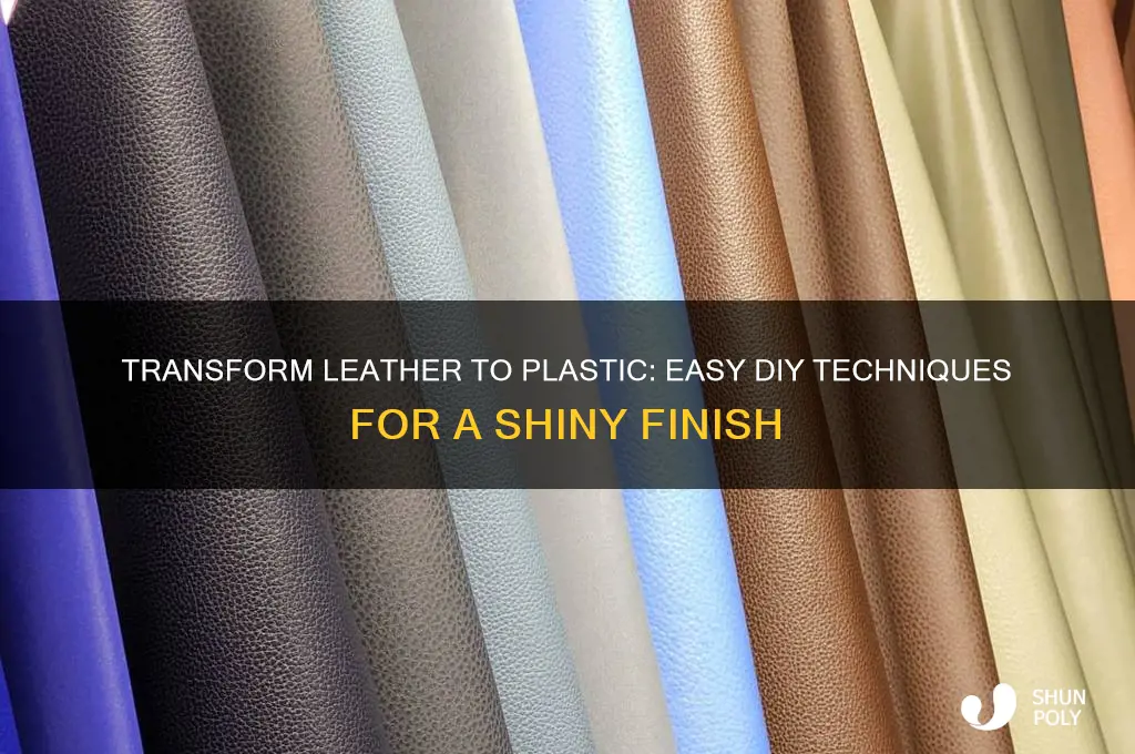 how to make leather look like plastic