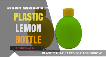 Squeeze & Serve: Easy Homemade Lemonade from Plastic Lemon Bottles