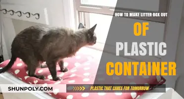 DIY: Transforming Plastic Containers into Litter Boxes