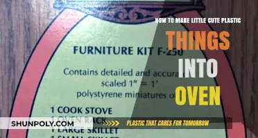 Crafting Adorable Oven-Safe Miniatures from Plastic: A Creative Guide