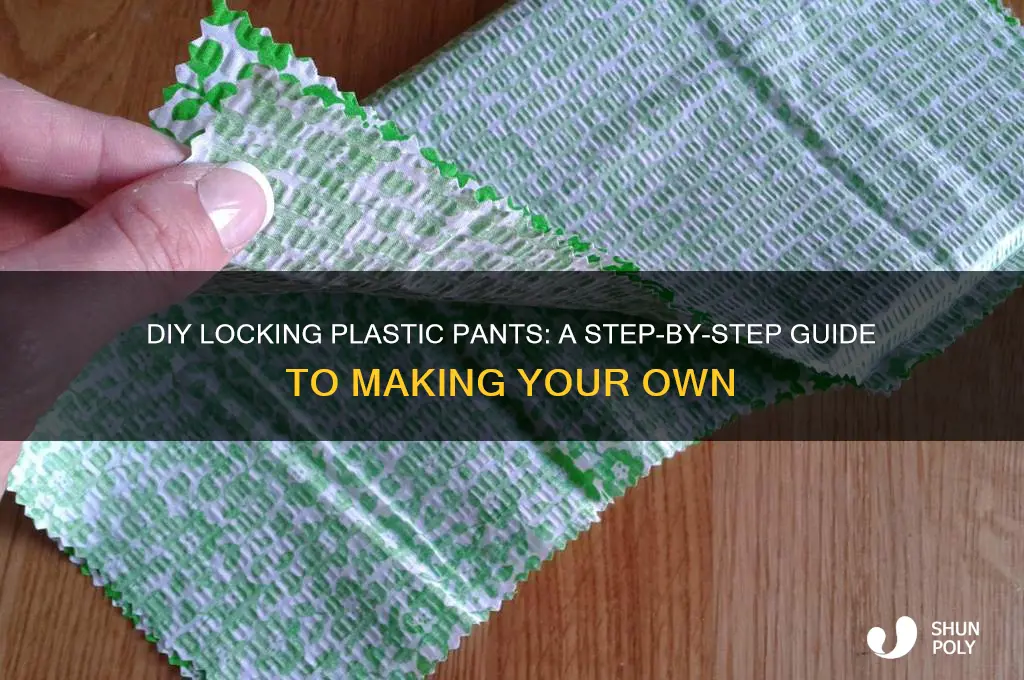 how to make locking plastic pants