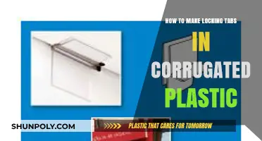 DIY Locking Tabs: Crafting Secure Joints in Corrugated Plastic Sheets