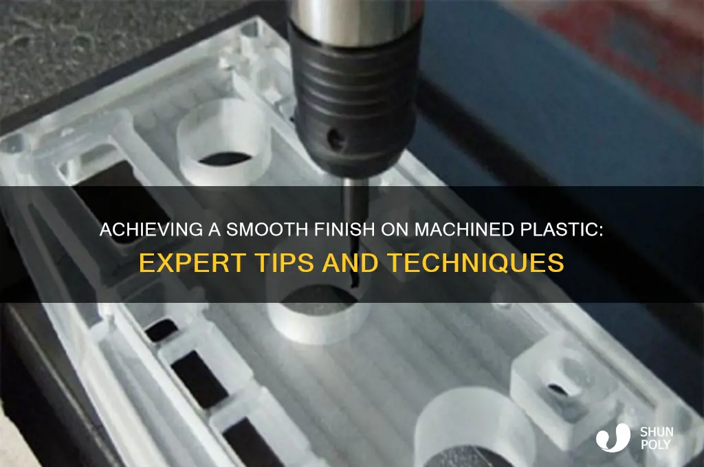 how to make machined plastic look smooth