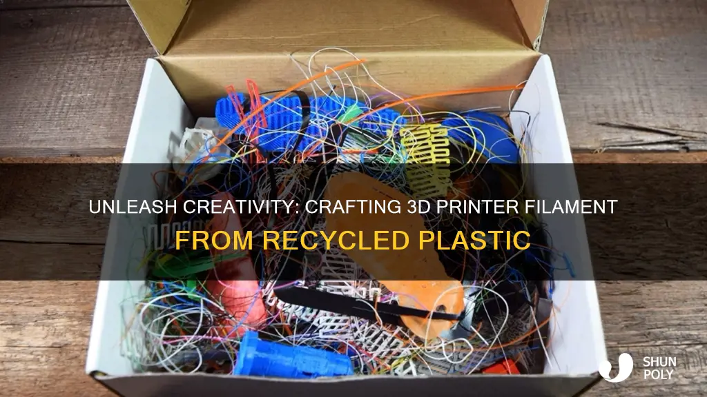 how to make make 3d printer filament from recycled plastic