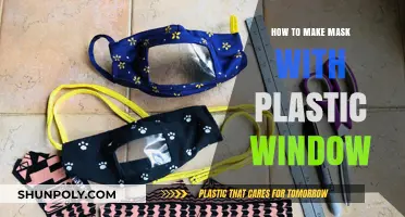 Crafting Clear Face Masks: DIY Plastic Window Tutorial for Beginners
