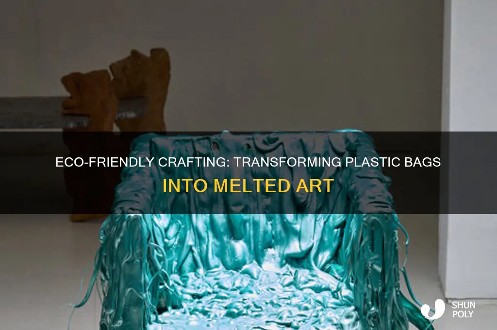how to make melt plastic bags