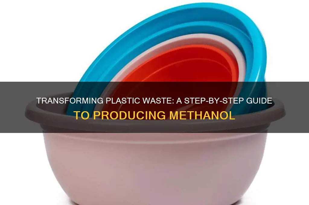 how to make methanol from plastic