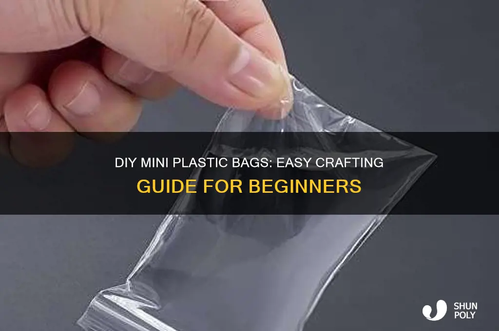 how to make mini plastic bags