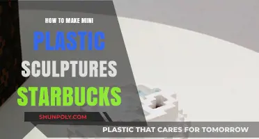 Crafting Mini Starbucks-Inspired Plastic Sculptures: A Creative DIY Guide