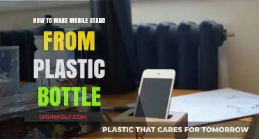 DIY Mobile Stand: Upcycle Plastic Bottles into Handy Holders