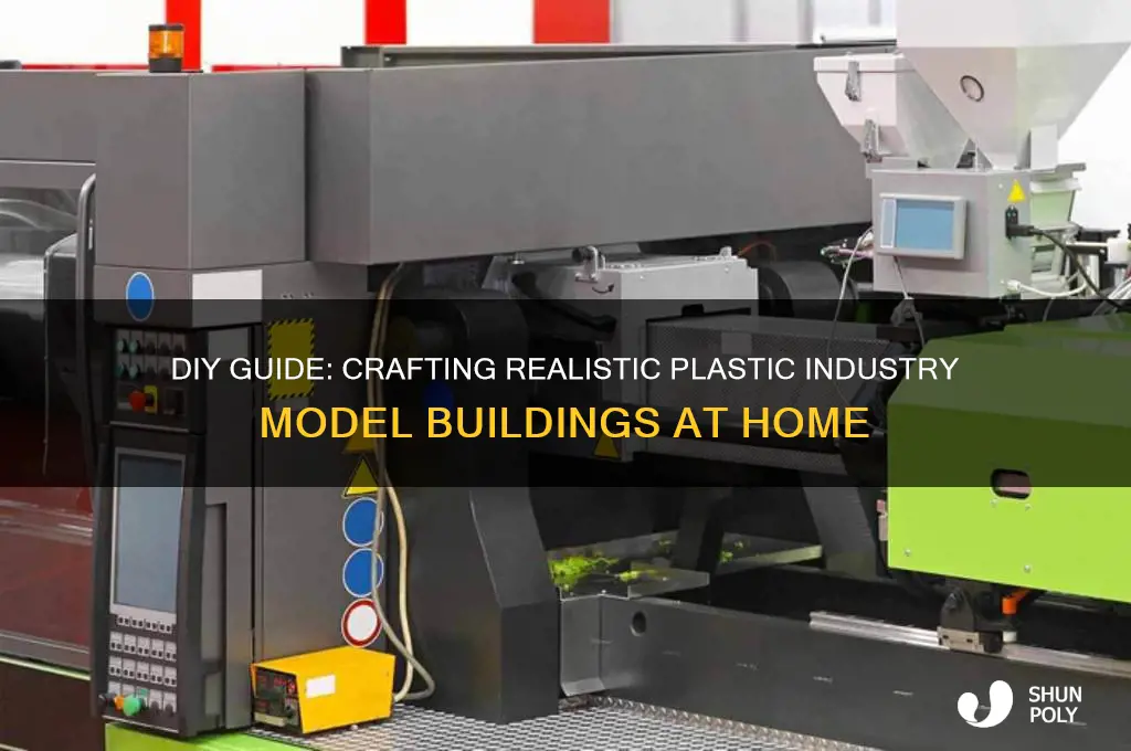 how to make model plastic industry building at home