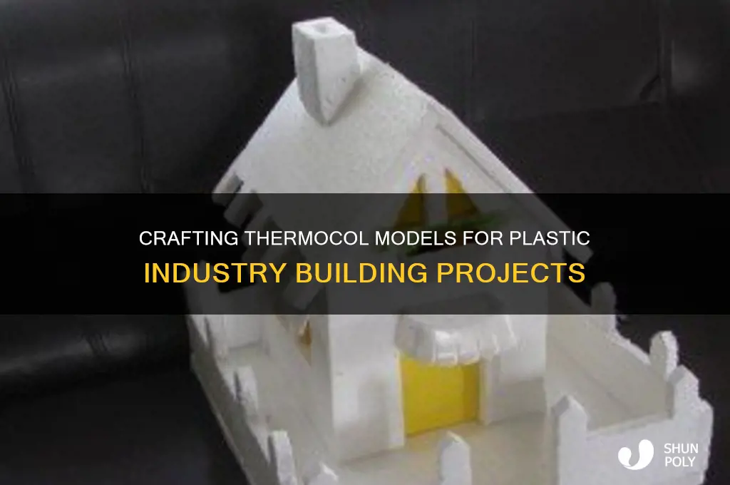 how to make model plastic industry building with thermocol