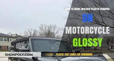 Achieve a Glossy Finish on Molded Plastic Motorcycle Fenders