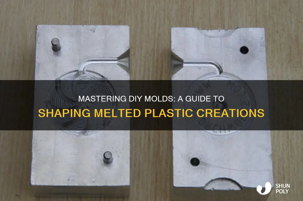 how to make molds for melted plastic