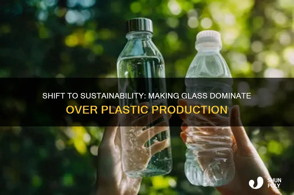 how to make more glass than plastic