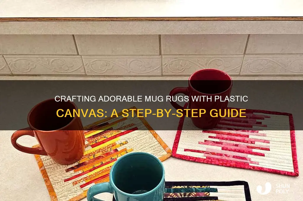 how to make mug rugs plastic canvas