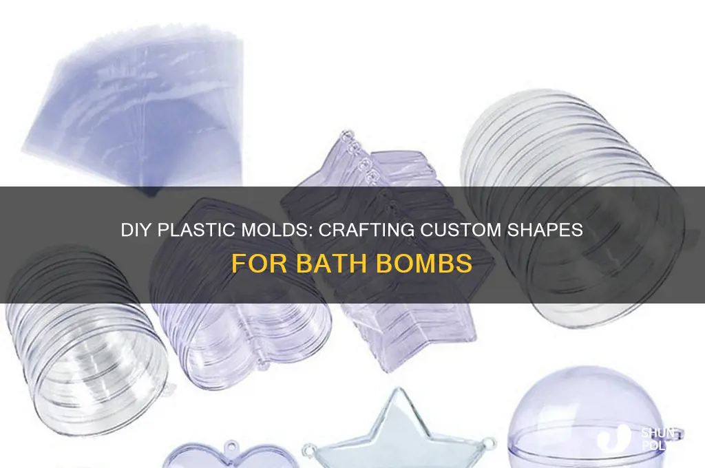 how to make my own plastic mold for bath bombs