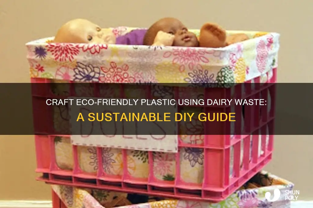how to make natural plastic from dairy products
