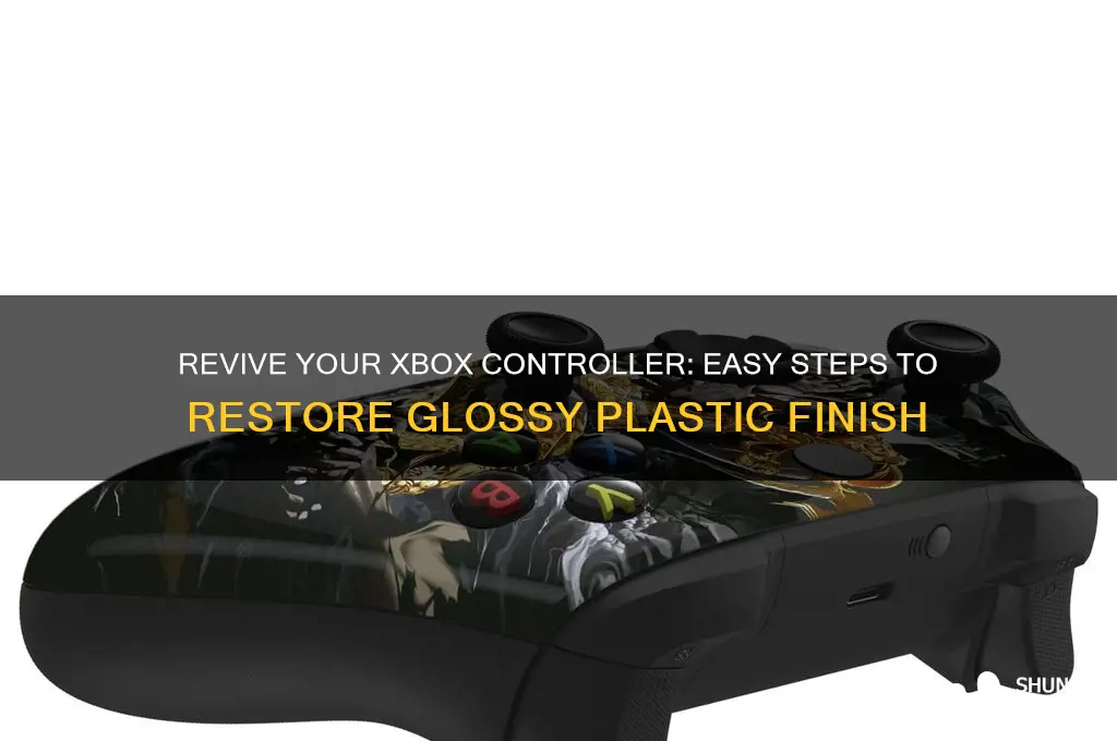 how to make old xbox controller plastic glossy