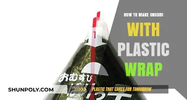 Easy Onigiri Making: Plastic Wrap Technique for Perfect Rice Balls