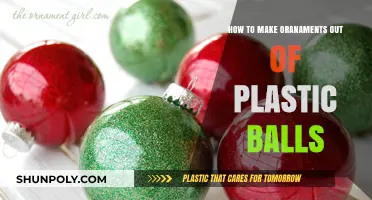 Creative DIY: Crafting Unique Ornaments from Plastic Balls Easily