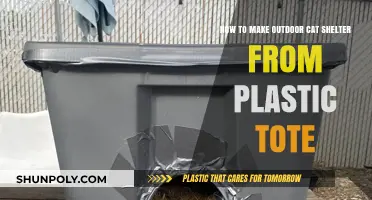 DIY Plastic Tote Outdoor Cat Shelter: Easy, Cozy, and Weatherproof