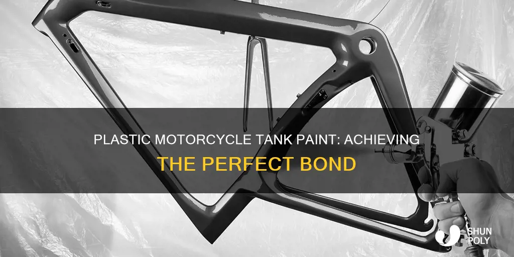 how to make paint bond to plastic motorcycle tank