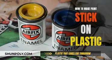 Adhesion Tricks: Paint Sticking to Plastic