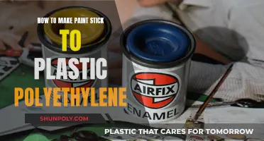 Adhesion Tricks: Paint Sticking to Polyethylene Plastic