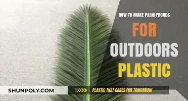 Crafting Lifelike Outdoor Plastic Palm Fronds: A Step-by-Step DIY Guide