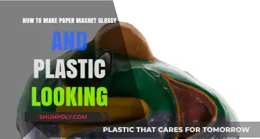 Achieve a Glossy, Plastic Finish with Paper Machet: Easy Techniques