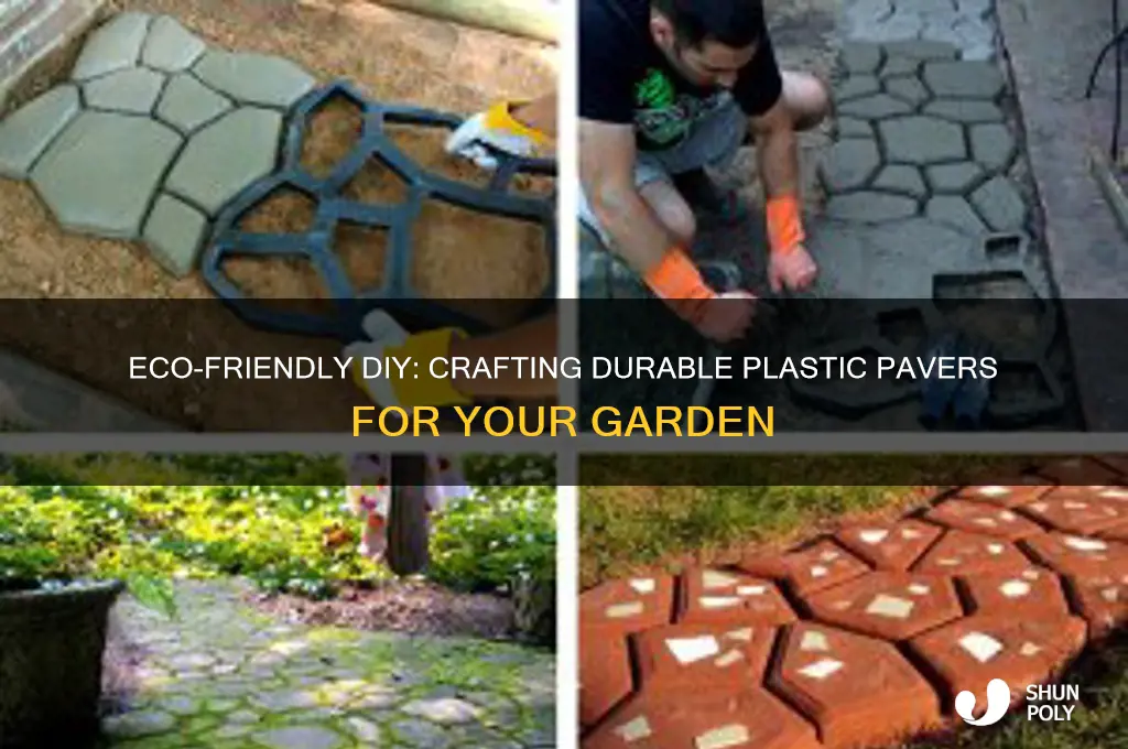 how to make pavers from plastic