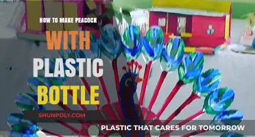 Creative DIY: Crafting a Stunning Peacock from Plastic Bottles
