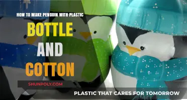 Craft Adorable Penguins Using Plastic Bottles and Cotton: Easy DIY Guide