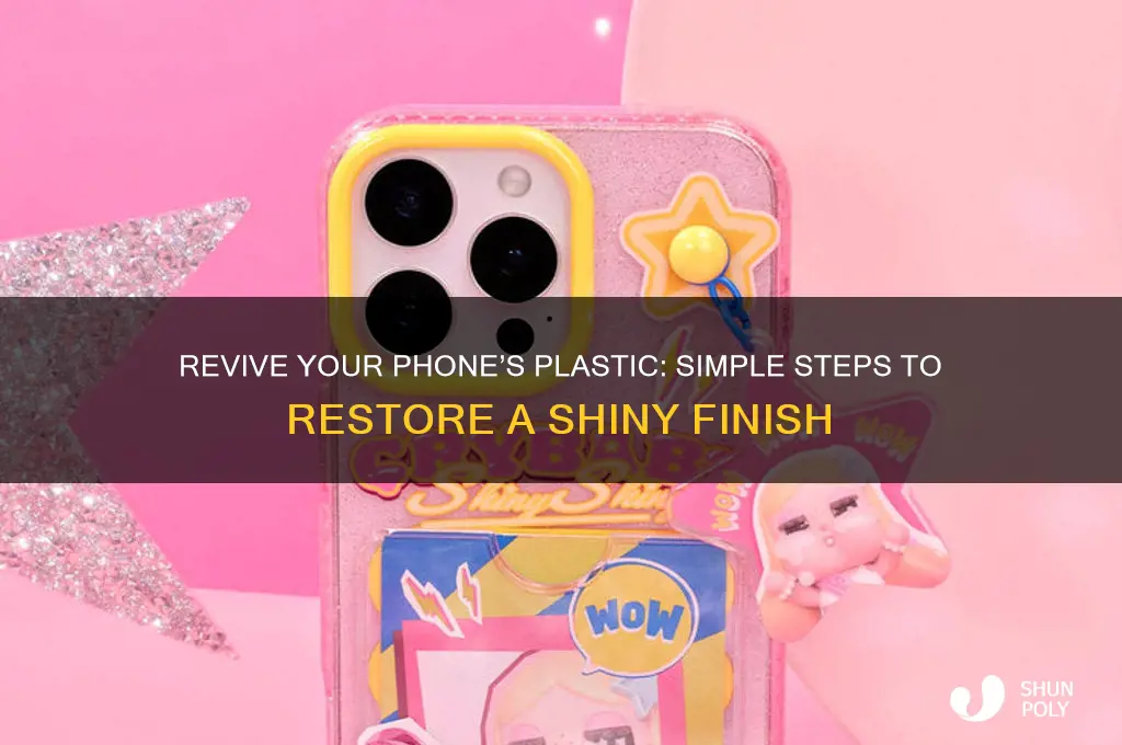 how to make phone plastic shiny