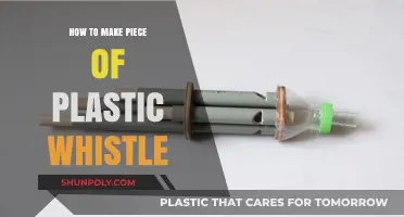 Crafting a Simple Plastic Whistle: Easy DIY Guide for Beginners