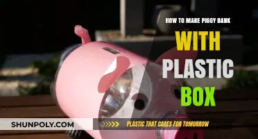 Creative DIY Piggy Bank: Transforming a Plastic Box into Savings Fun