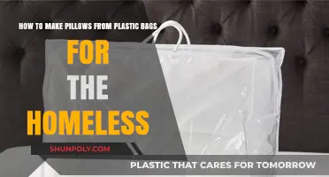 Crafting Comfort: Making Pillows from Plastic Bags for the Homeless