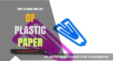 Creative DIY Guide: Crafting Durable Pins from Plastic Paper