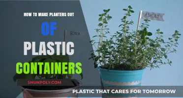 Creative Ways to Transform Plastic Containers into Planters
