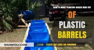 Creative DIY: Transforming Plastic Barrels into Raised Bed Planters