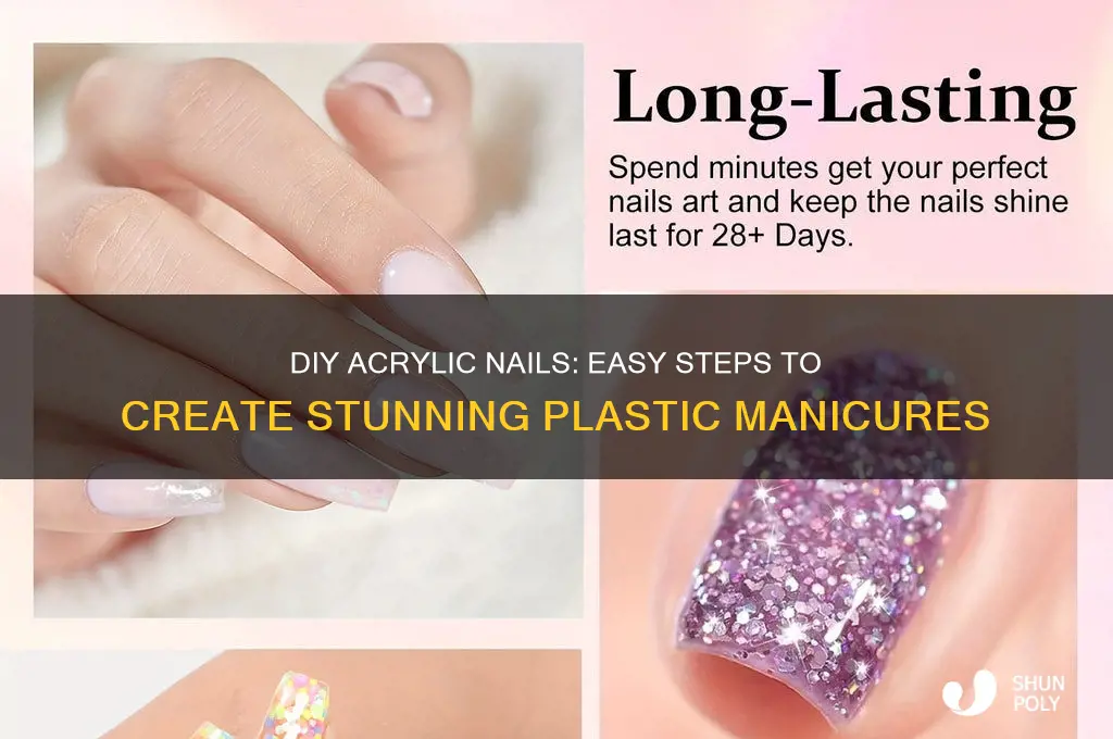 how to make plastic acrylic nails